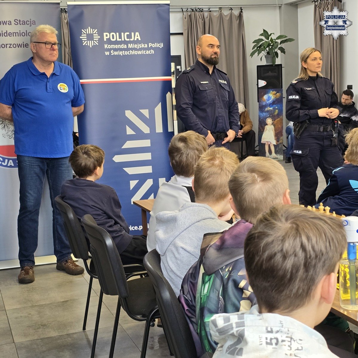 Strategiczne planszówki strategią na bezpieczne ferie w Świętochłowicach / fot. KMP Świętochłowice