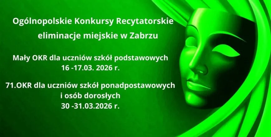 Ogólnopolski Konkurs Recytatorski – eliminacje miejskie w Zabrzu / fot. UM Zabrze