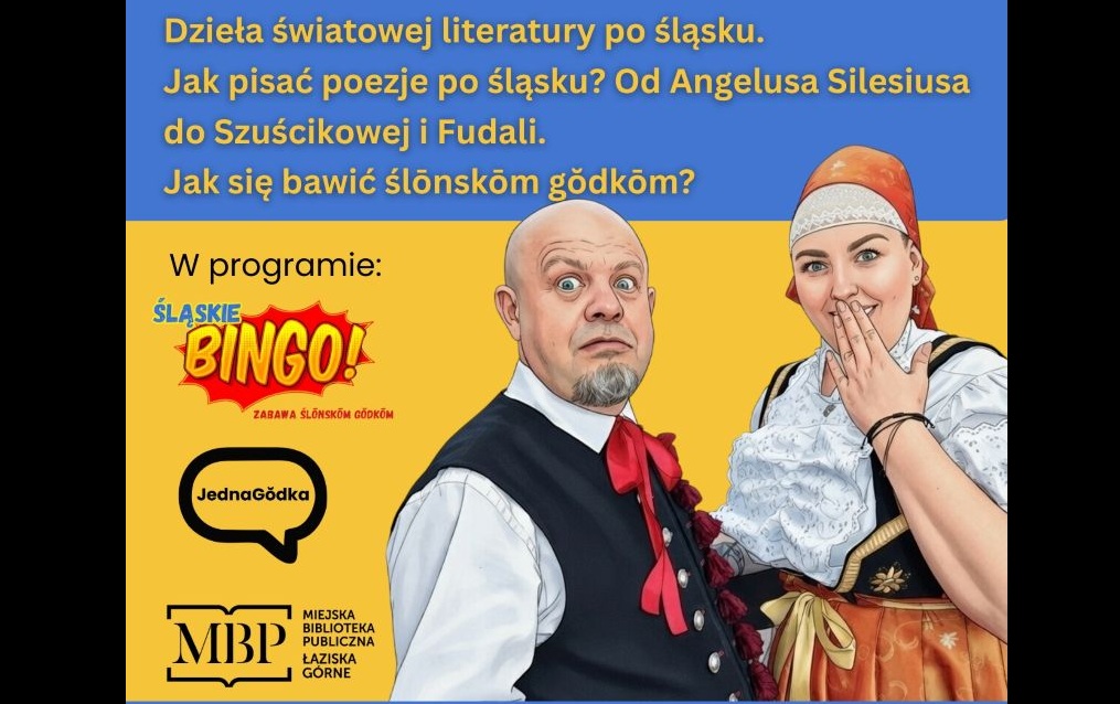 Poezja po śląsku w Łaziskach Górnych. Wieczór autorski w bibliotece