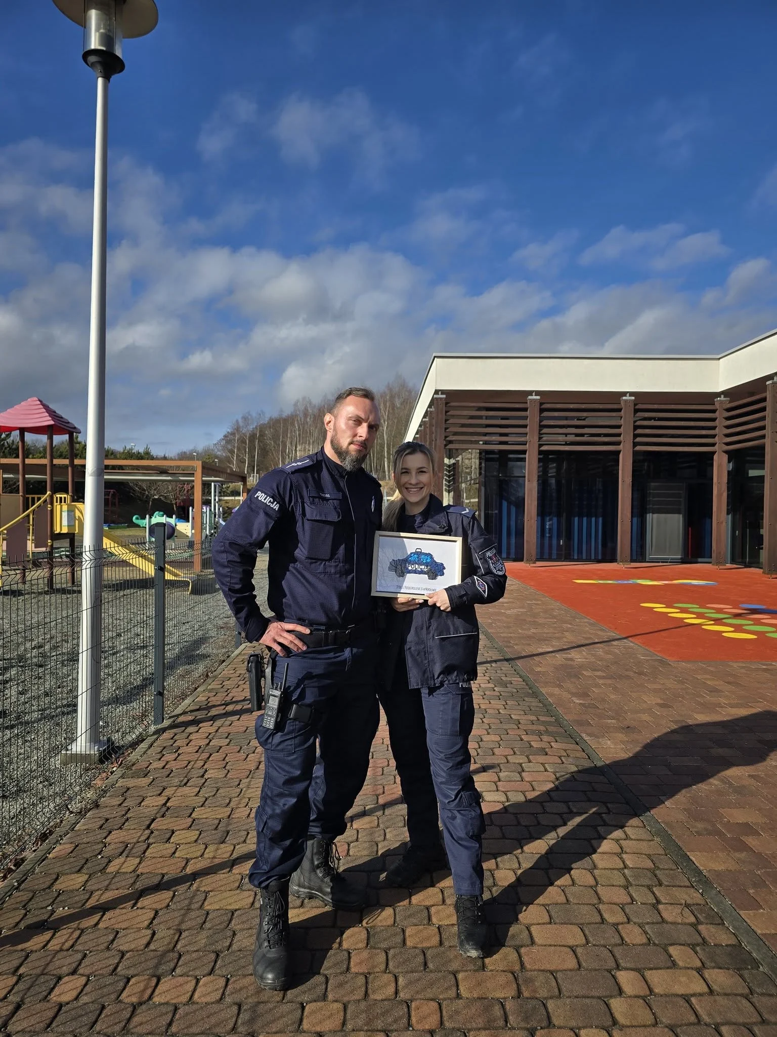 Policjanci odwiedzili przedszkolaki w Mikołowie / fot. KPP Mikołów