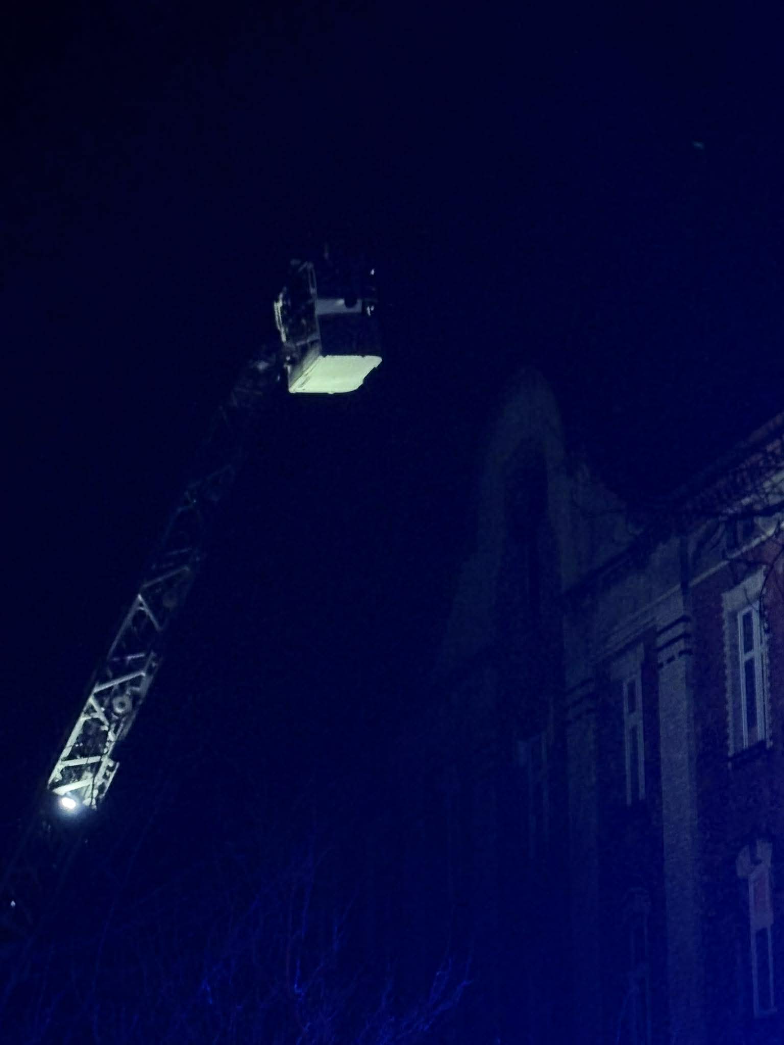 Pożar sadzy przy ul. Kościuszki 6 w Rudzie Śląskiej / fot. czytelnik