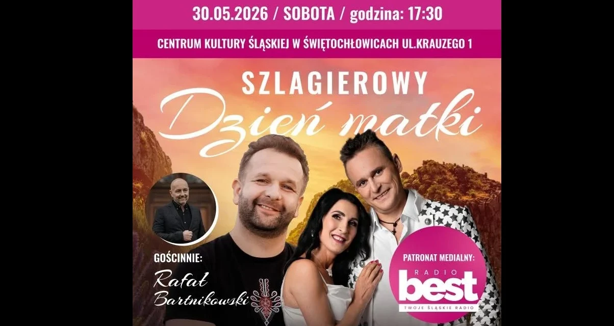 Szlagierowy Dzień Matki w Świętochłowicach – koncert pełen gwiazd i emocji / materiały organizatora