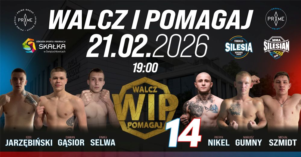 Gala WIP 14 w Świętochłowicach - 16 emocjonujących pojedynków przy Alei Parkowej