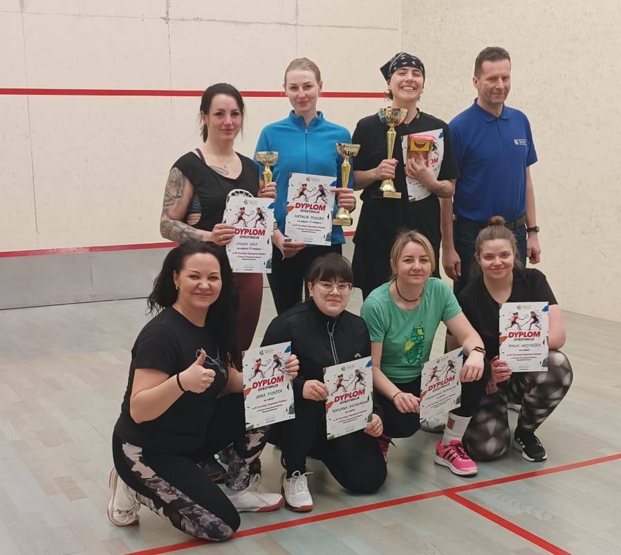 III Turniej Squasha Kobiet w Świętochłowicach. Zawodniczki walczyły o Puchar Prezydenta / fot. OSiR Skałka FB