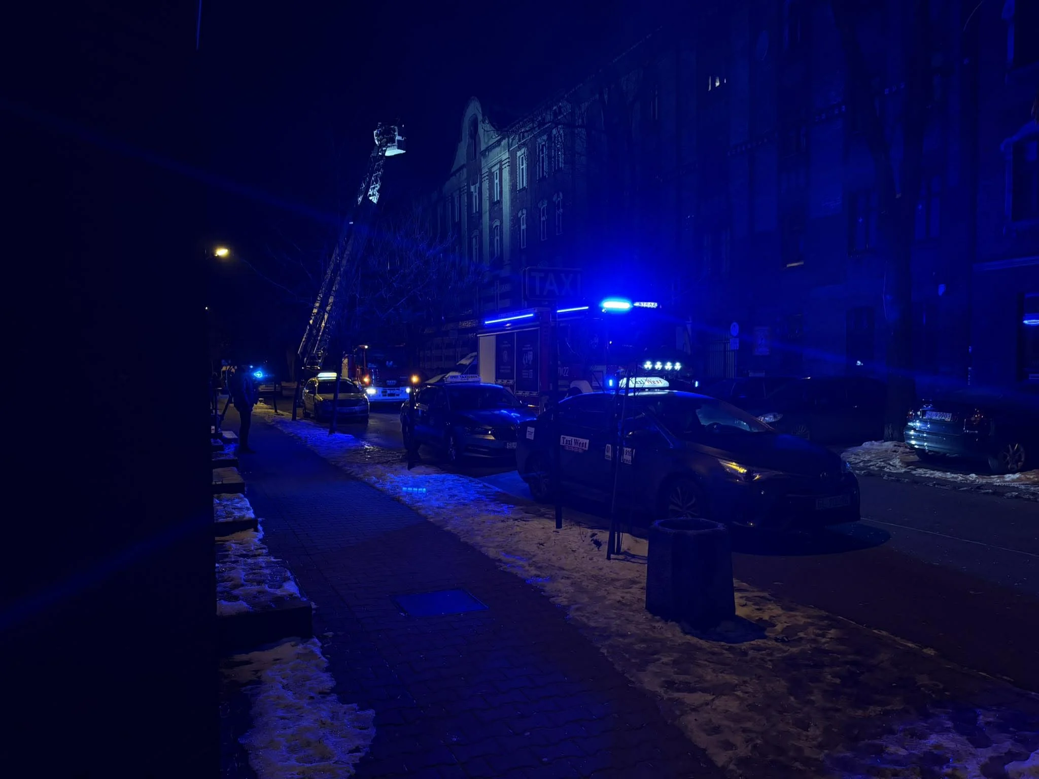 Pożar sadzy w kominie przy ul. Kościuszki w Rudzie Śląskiej