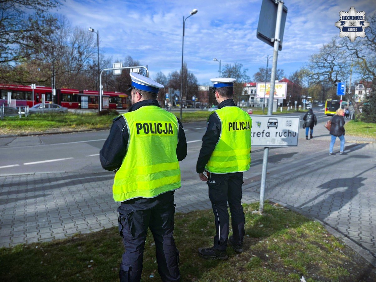 Akcja Bezpieczny Pieszy w Zabrzu. Policja sprawdza zachowanie pieszych i kierowców