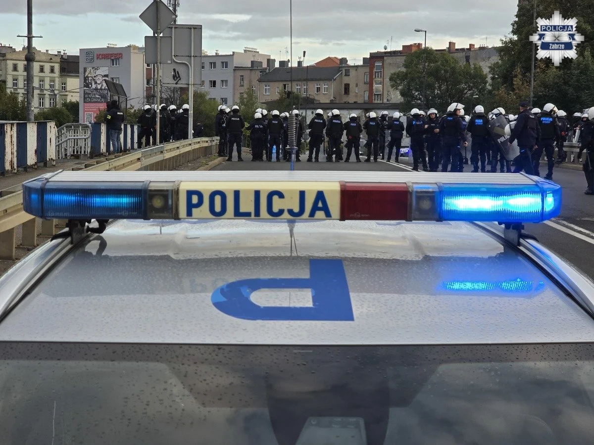 Zamknięcie ulicy Piłsudskiego w Zabrzu. Przed nami utrudnienia związane z meczem Górnik Zabrze vs. Pogoń Szczecin