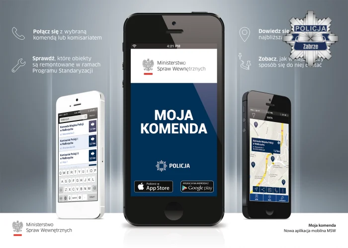 Aplikacja "Moja Komenda” – szybki kontakt z Policją i Dzielnicowym