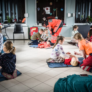 Ferie w DOK Kończyce. Dzieci uczyły się pierwszej pomocy