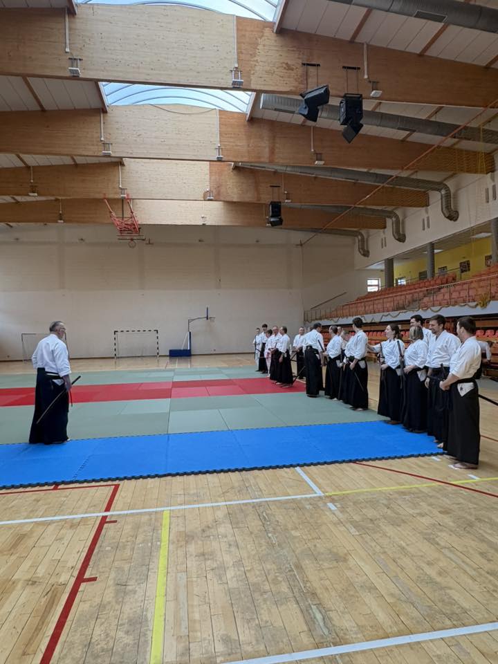 Seminarium z senseiem Jean-Michel Bovio – 30-lecie Mikołowskiego Klubu Aikido / fot. MOSiR Mikołów