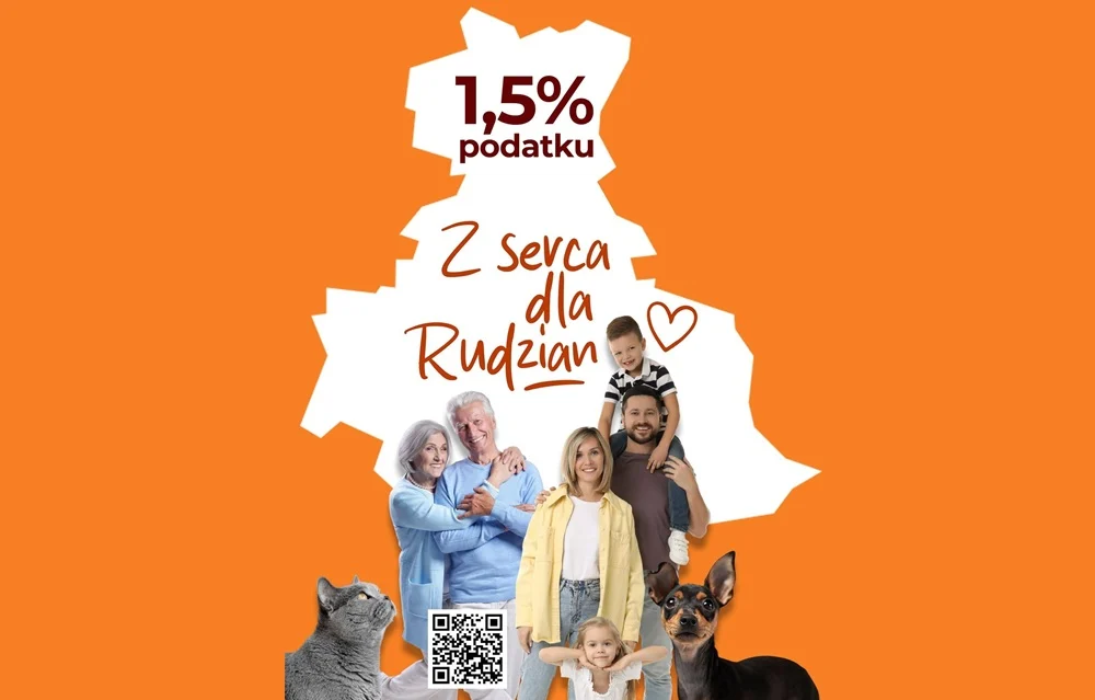 1,5% dla Rudzian. Sprawdź, jak prosto pomóc organizacjom z Rudy Śląskiej