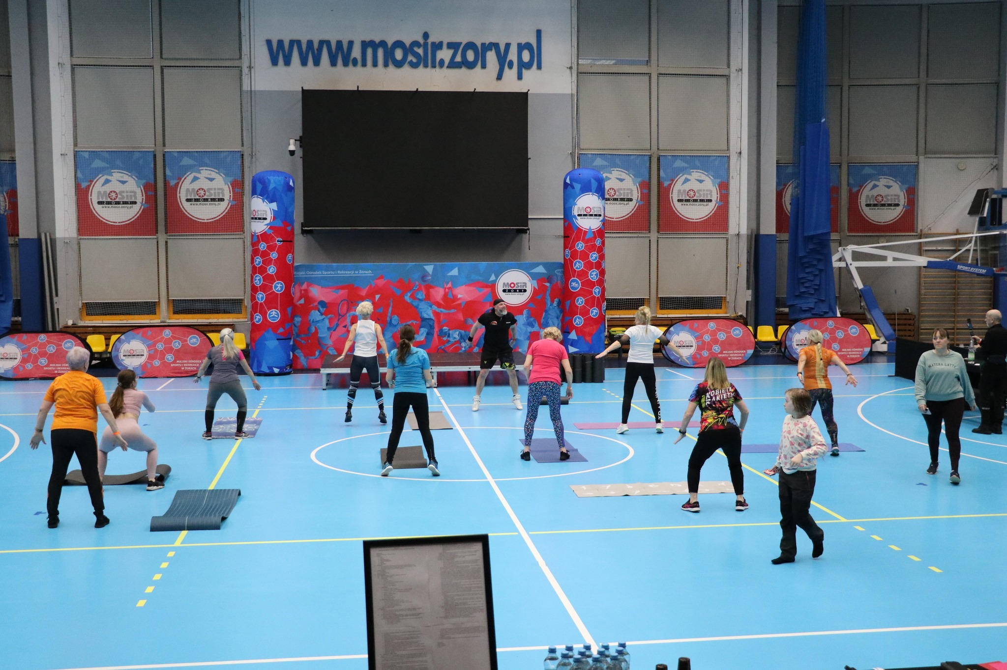 Trening, fitness i atrakcje dla dzieci. Energetyczny poniedziałek w Żorach / fot. MOSiR Żory