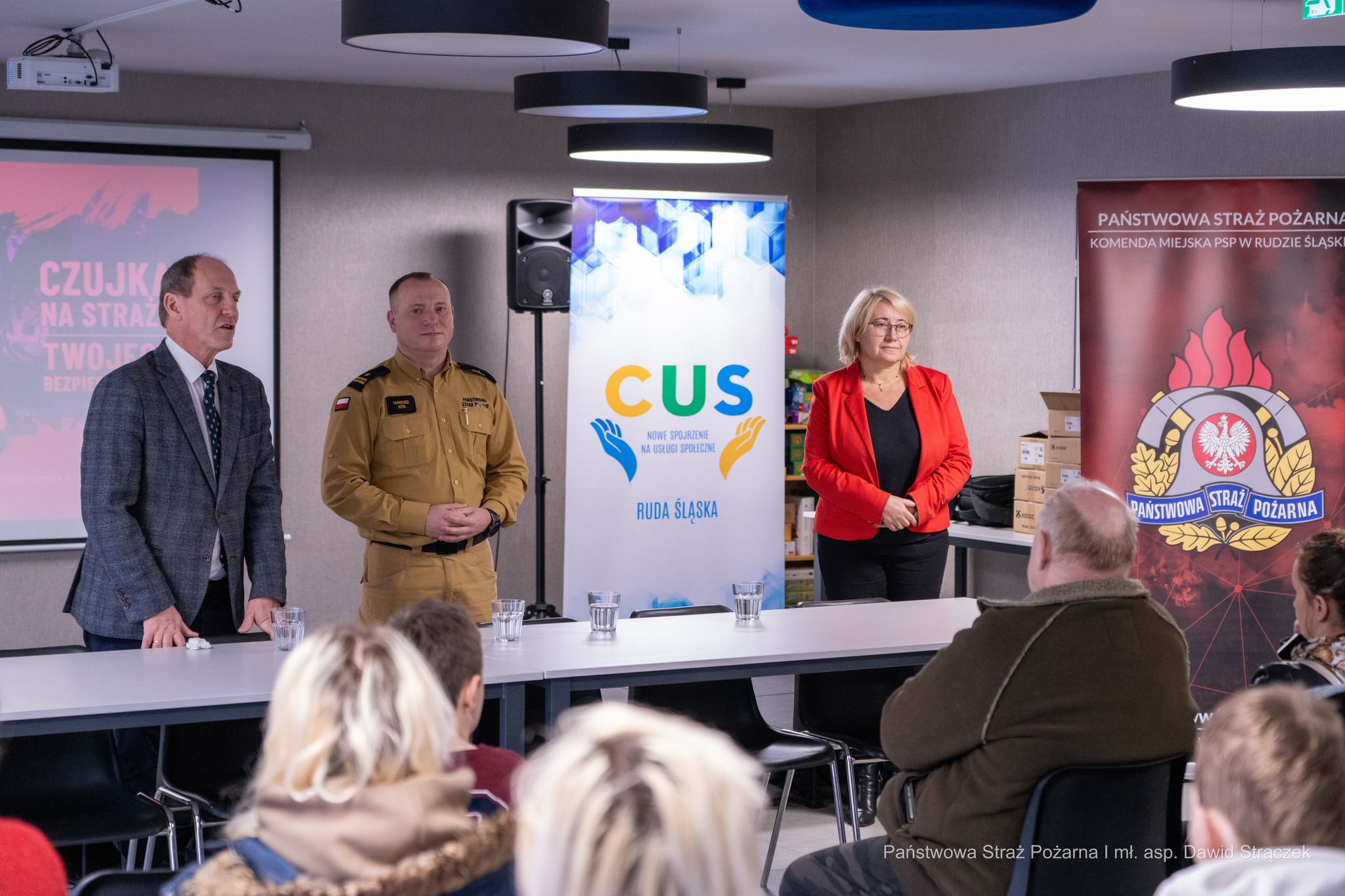 Ruda Śląska: PSP i Centrum Usług Społecznych w akcji na rzecz bezpieczeństwa mieszkańców