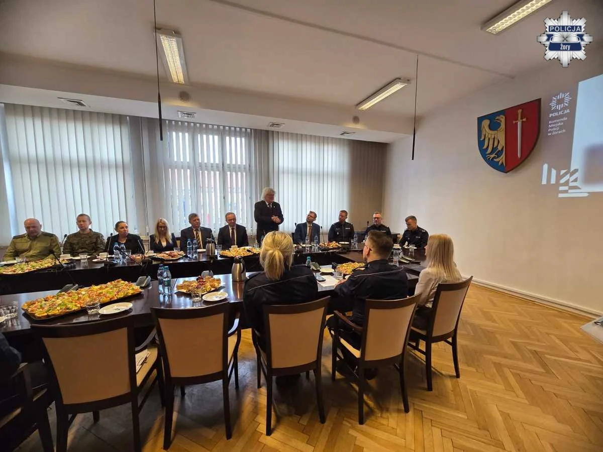 Roczna odprawa żorskiej Policji. Podsumowanie 2025 roku i wyzwania na przyszłość / fot. KMP Żory