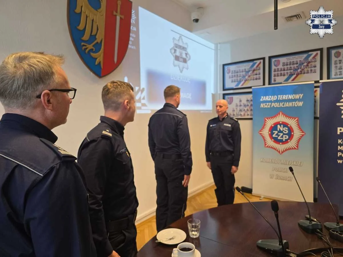Roczna odprawa żorskiej Policji. Podsumowanie 2025 roku i wyzwania na przyszłość / fot. KMP Żory