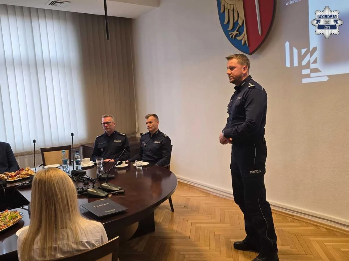Roczna odprawa żorskiej Policji. Podsumowanie 2025 roku i wyzwania na przyszłość / fot. KMP Żory