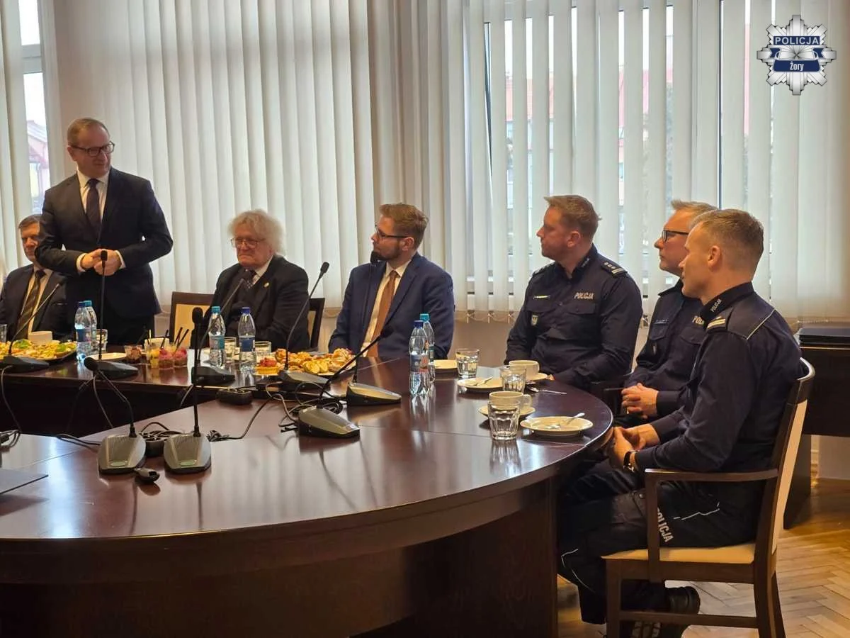 Roczna odprawa żorskiej Policji. Podsumowanie 2025 roku i wyzwania na przyszłość / fot. KMP Żory