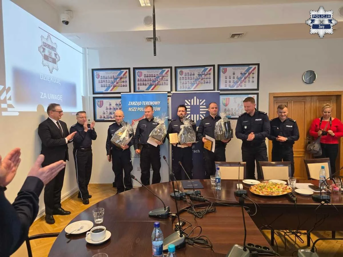 Roczna odprawa żorskiej Policji. Podsumowanie 2025 roku i wyzwania na przyszłość / fot. KMP Żory