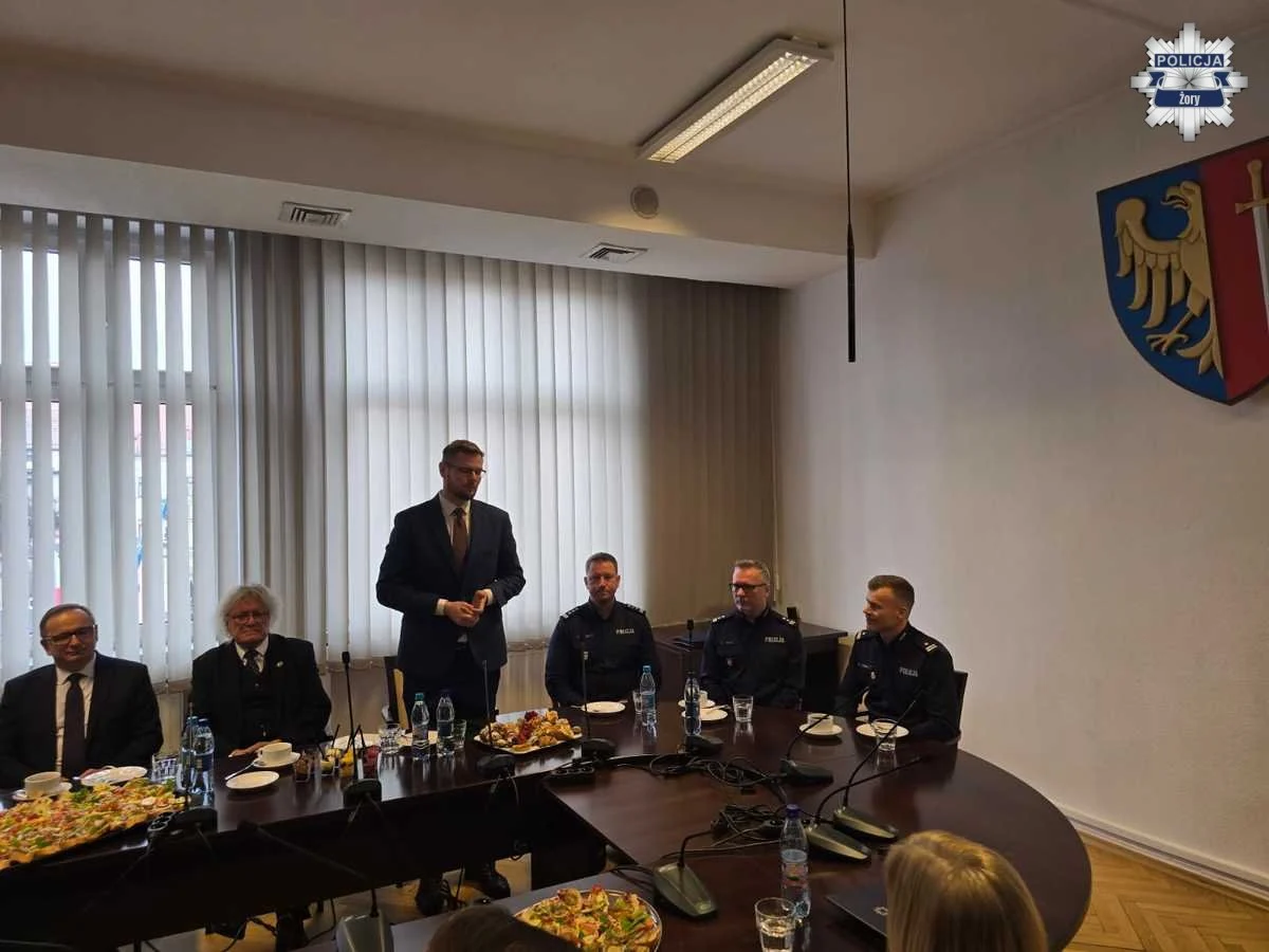 Roczna odprawa żorskiej Policji. Podsumowanie 2025 roku i wyzwania na przyszłość / fot. KMP Żory