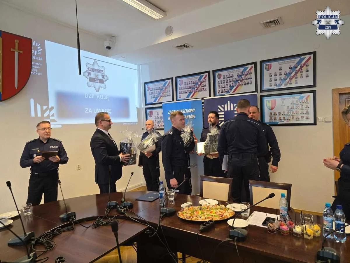 Roczna odprawa żorskiej Policji. Podsumowanie 2025 roku i wyzwania na przyszłość / fot. KMP Żory