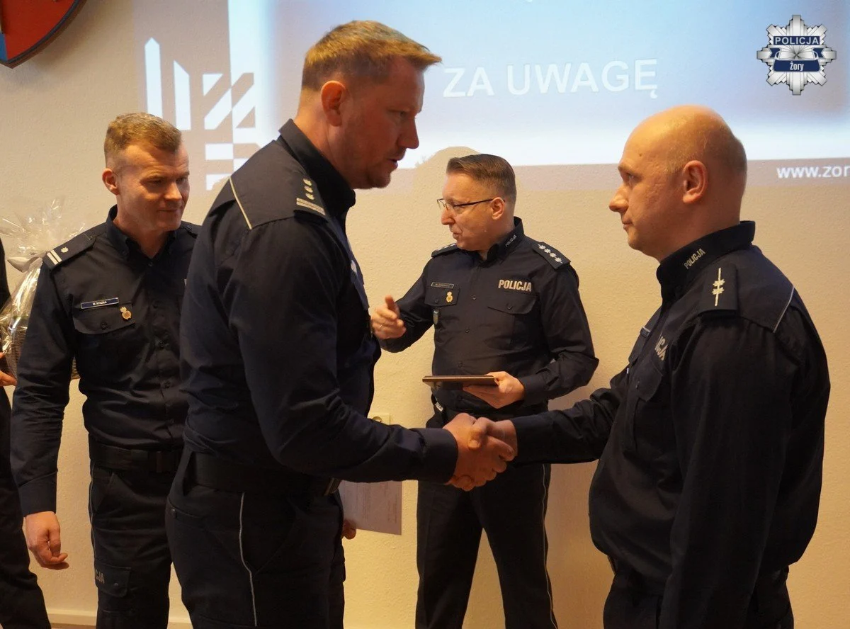 Roczna odprawa żorskiej Policji. Podsumowanie 2025 roku i wyzwania na przyszłość / fot. KMP Żory