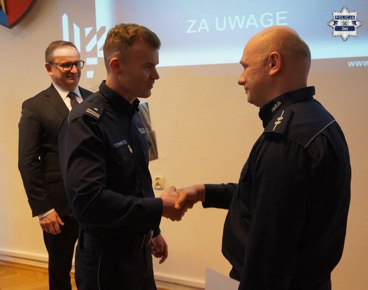 Roczna odprawa żorskiej Policji. Podsumowanie 2025 roku i wyzwania na przyszłość / fot. KMP Żory