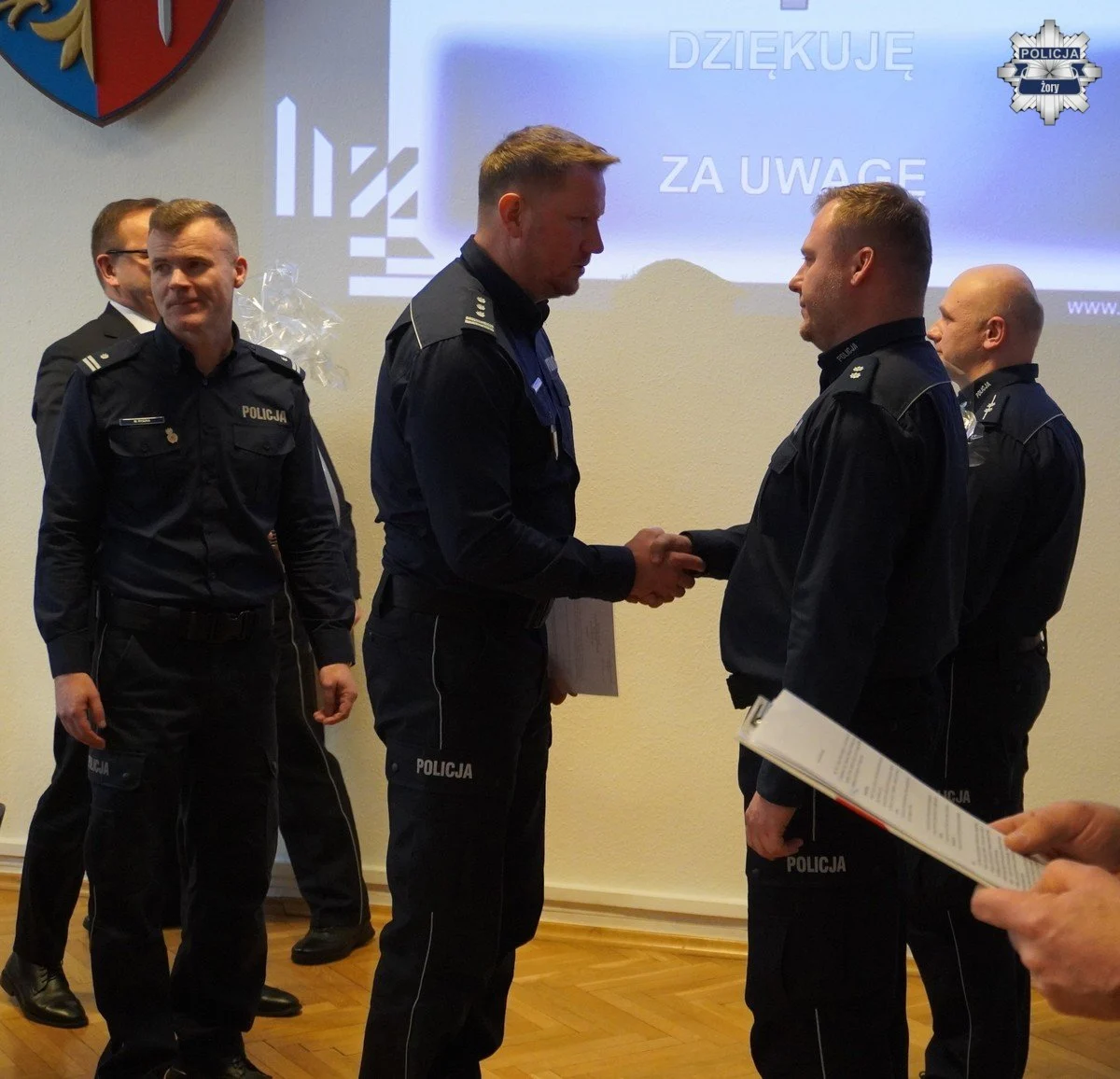 Roczna odprawa żorskiej Policji. Podsumowanie 2025 roku i wyzwania na przyszłość / fot. KMP Żory