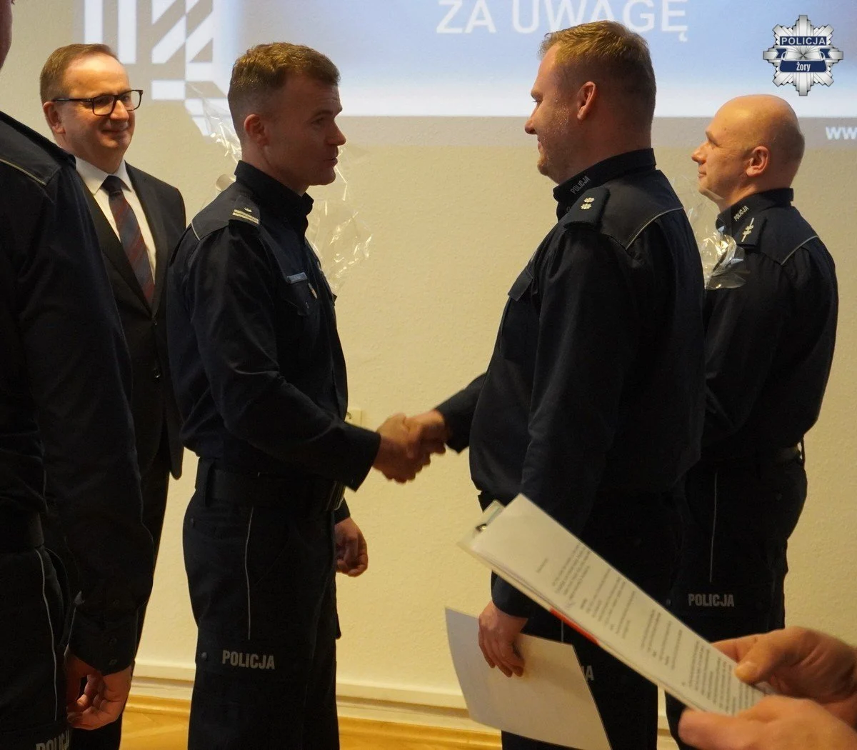 Roczna odprawa żorskiej Policji. Podsumowanie 2025 roku i wyzwania na przyszłość / fot. KMP Żory