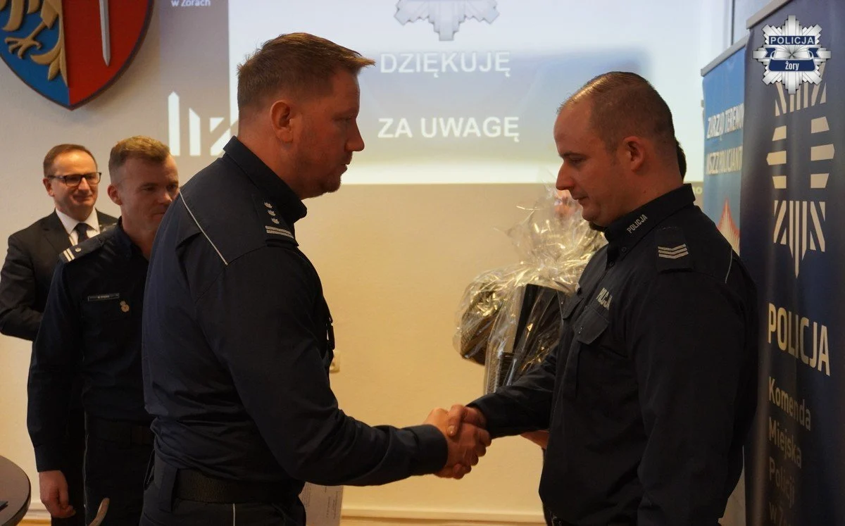 Roczna odprawa żorskiej Policji. Podsumowanie 2025 roku i wyzwania na przyszłość / fot. KMP Żory