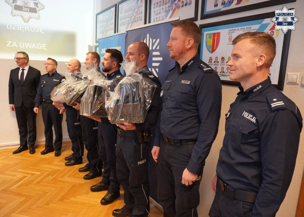 Roczna odprawa żorskiej Policji. Podsumowanie 2025 roku i wyzwania na przyszłość / fot. KMP Żory