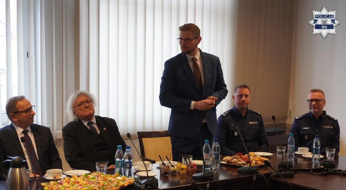 Roczna odprawa żorskiej Policji. Podsumowanie 2025 roku i wyzwania na przyszłość / fot. KMP Żory