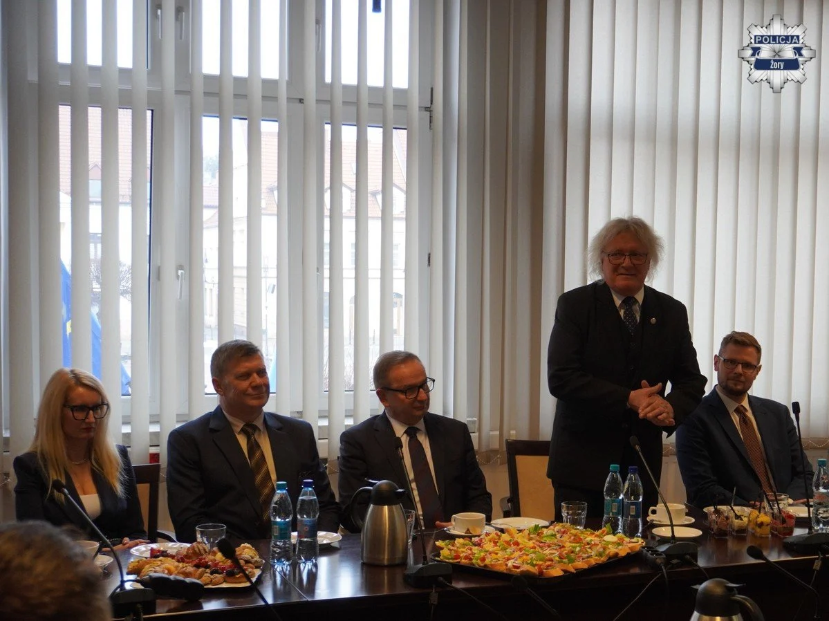 Roczna odprawa żorskiej Policji. Podsumowanie 2025 roku i wyzwania na przyszłość / fot. KMP Żory