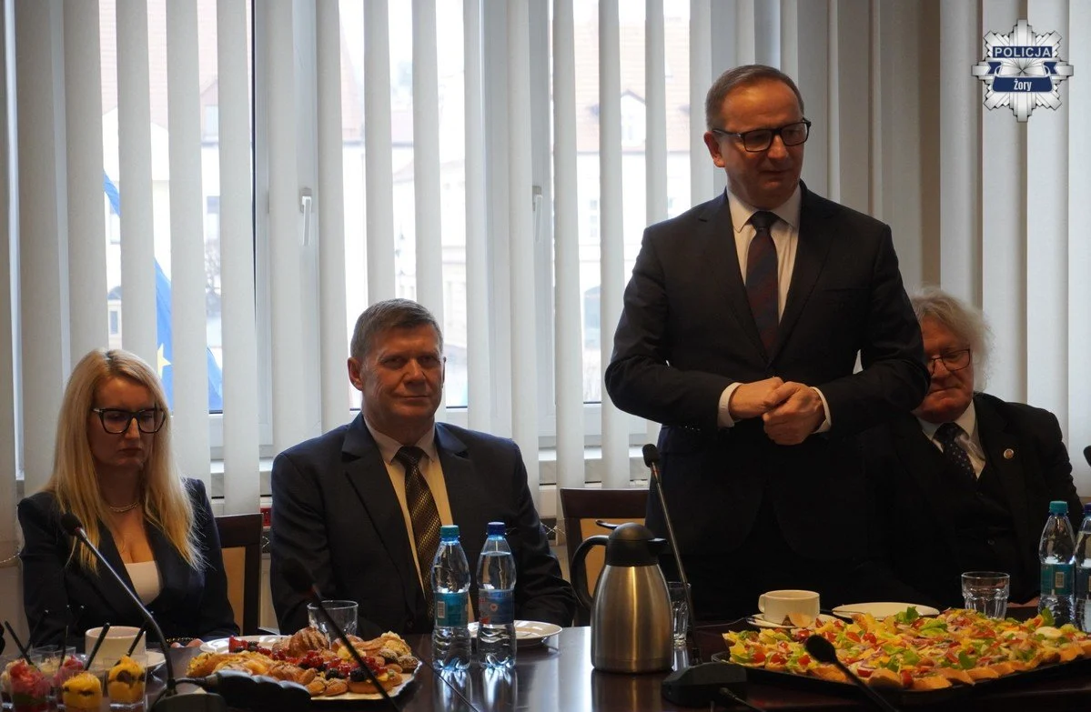 Roczna odprawa żorskiej Policji. Podsumowanie 2025 roku i wyzwania na przyszłość / fot. KMP Żory