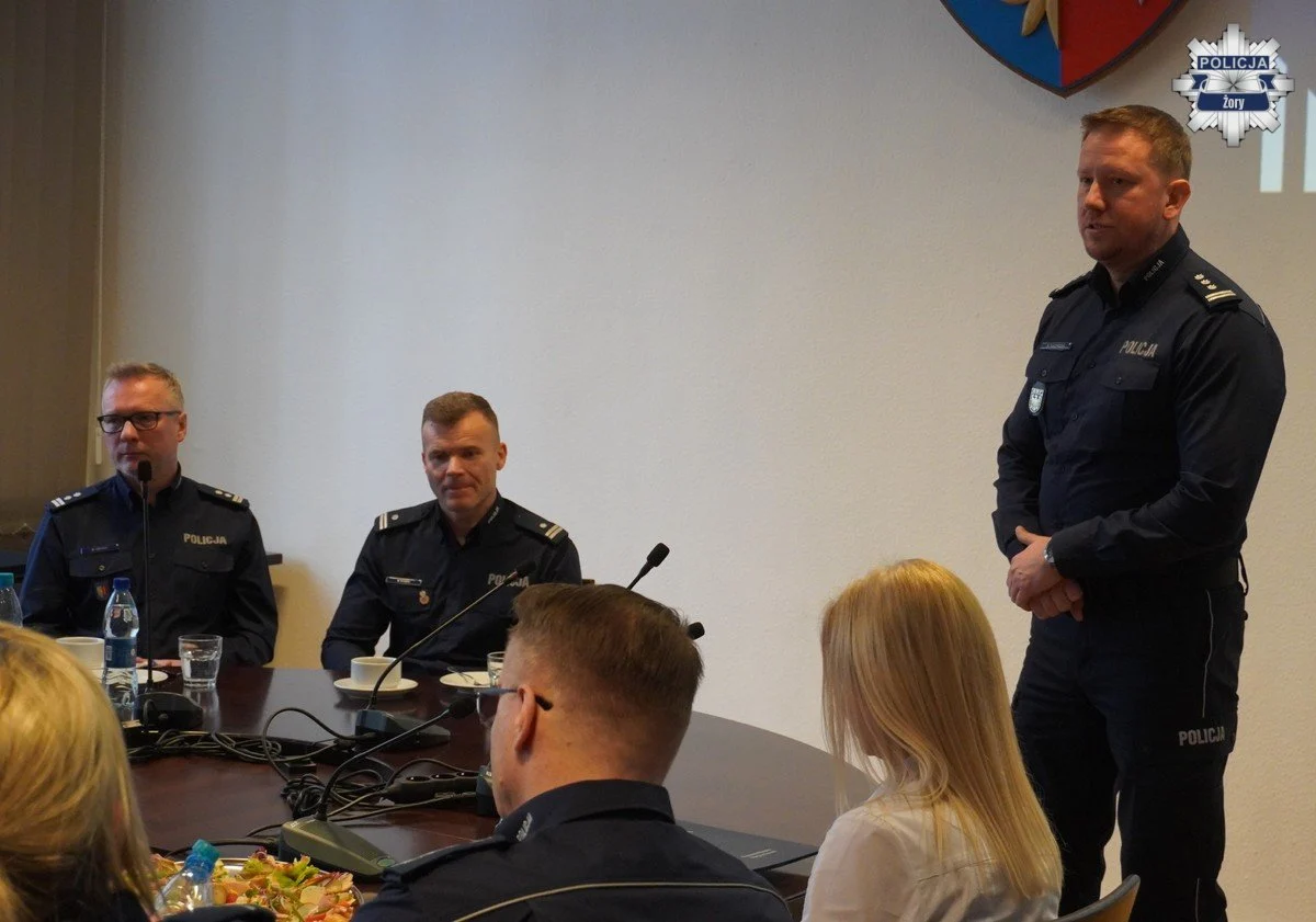 Roczna odprawa żorskiej Policji. Podsumowanie 2025 roku i wyzwania na przyszłość / fot. KMP Żory