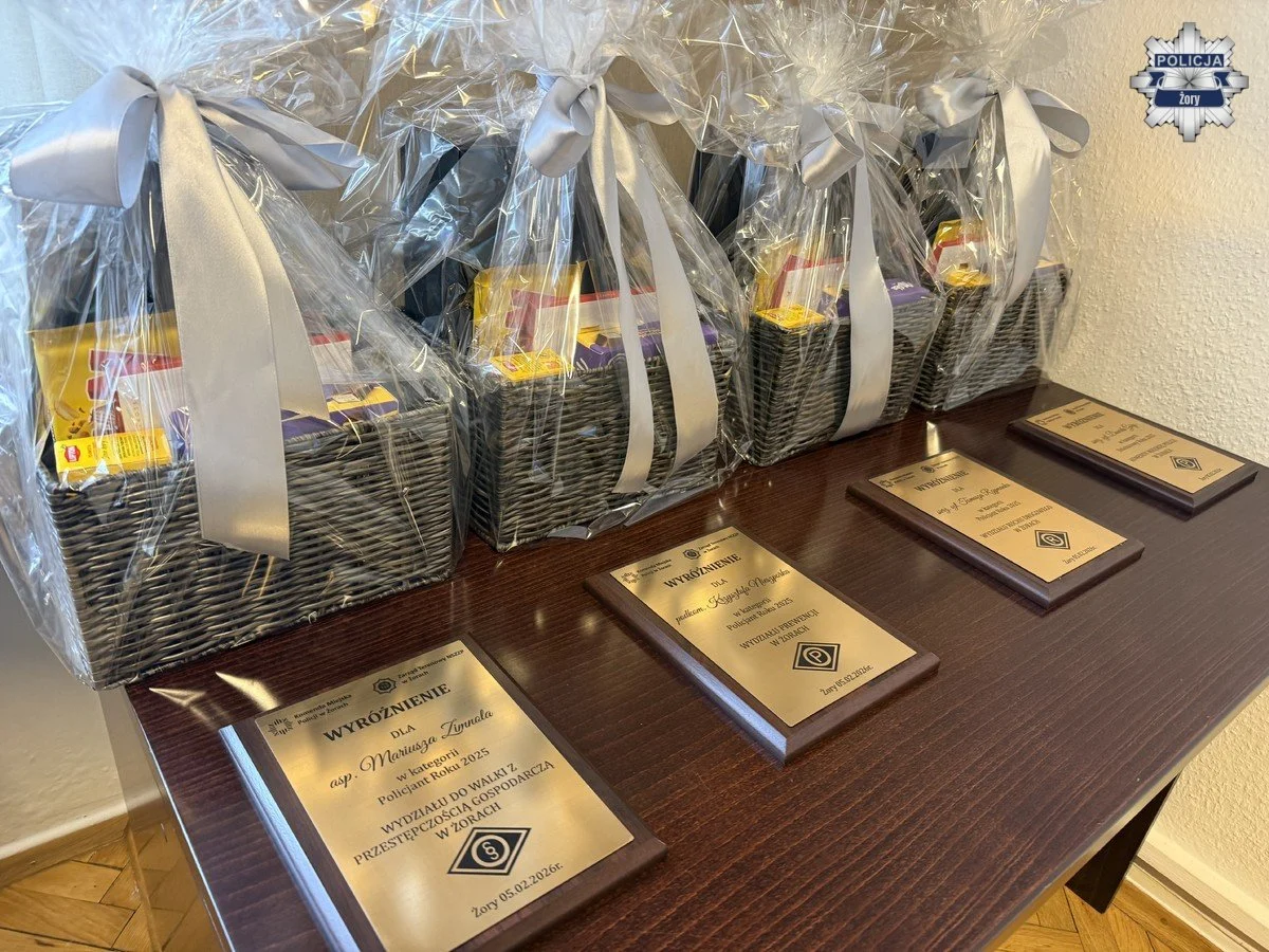 Roczna odprawa żorskiej Policji. Podsumowanie 2025 roku i wyzwania na przyszłość / fot. KMP Żory