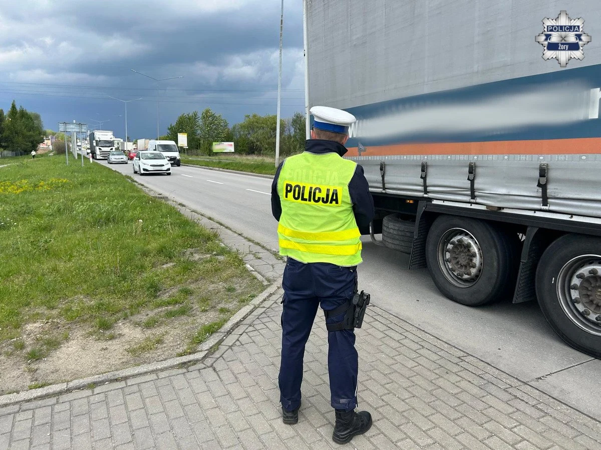 Akcja "Truck & Bus" w Żorach – 124 pojazdy skontrolowane, wykryto nieprawidłowości