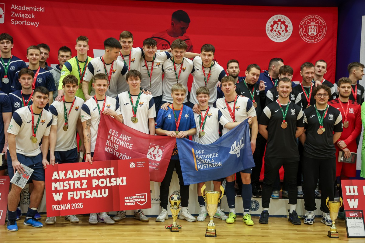 Akademickie Mistrzostwa Polski w Poznaniu: triumf AWF Katowice