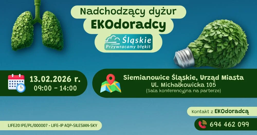 Siemianowicki dyżur Ekodoradcy! Bezpłatne konsultacje