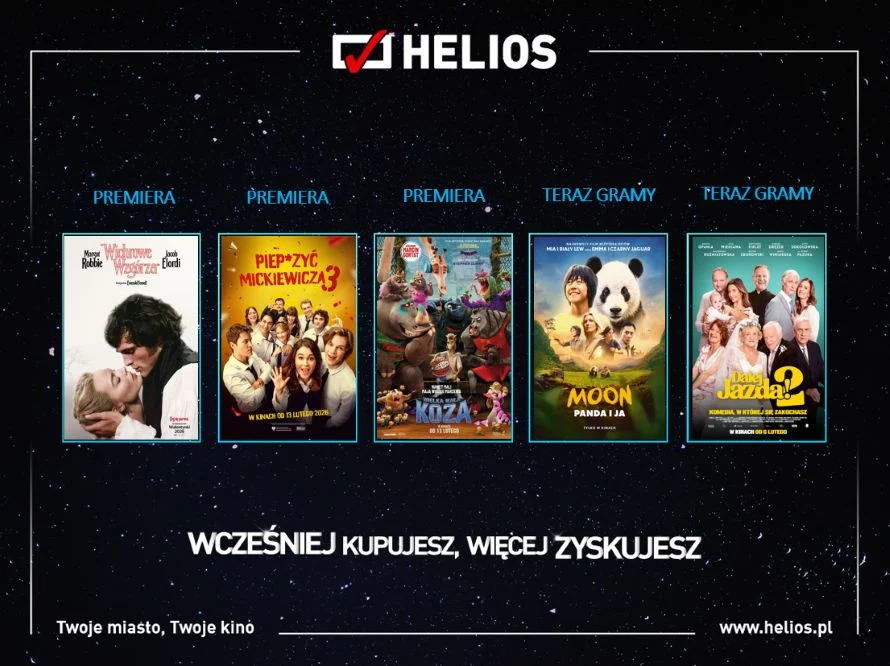 Walentynkowy repertuar kin Helios