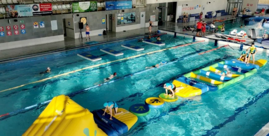 Tor dmuchany w Zabrzu podczas ferii zimowych. Atrakcja tylko przez dwa dni