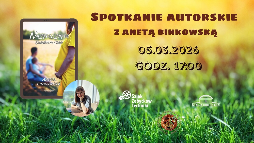 Spotkanie autorskie z Anetą Binkowską w Stacji Biblioteka – przed nami promocja książki "Naznaczona: czekałam na Ciebie