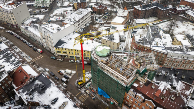 Trwa remont AdmiralsPalast - za projekt odpowiada Konior Studio