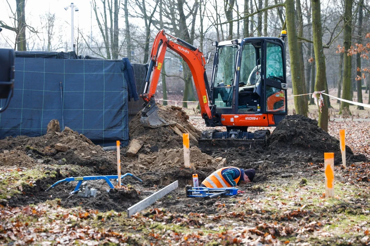 Rozpoczęły się prace związane z budową publicznej toalety w parku Kościuszki