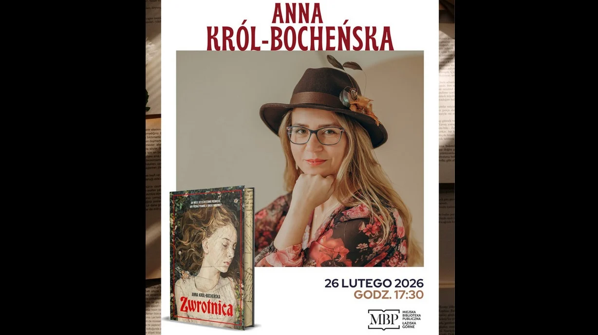 Przed nami spotkanie autorskie z Anną Król-Bocheńską
