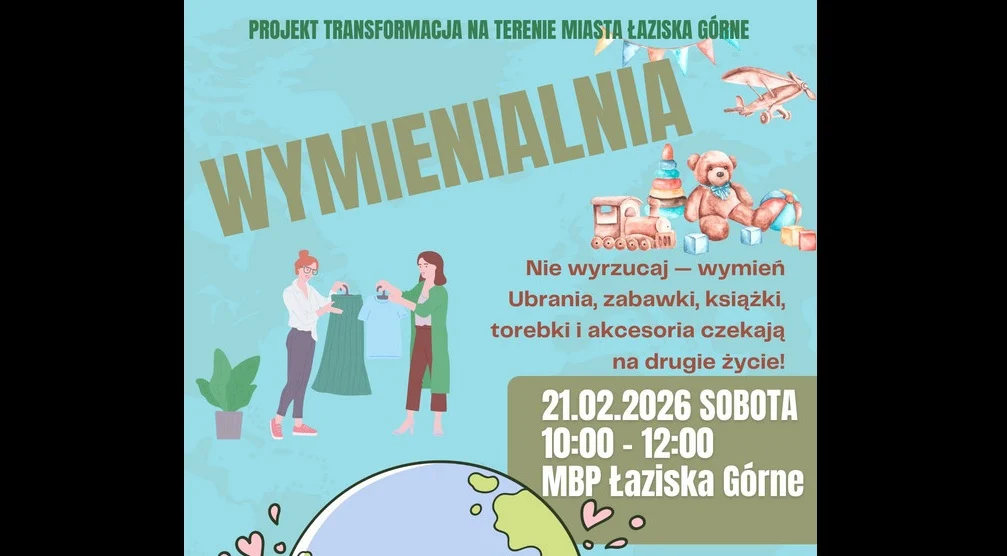 Wymienialnia w MBP Łaziska Górne – drugie życie rzeczy, spotkanie 21 lutego