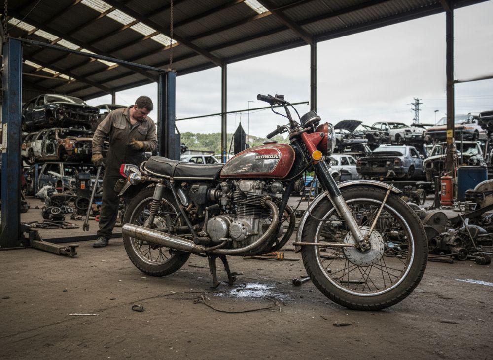 Złomowanie motocykla vs samochodu - porównanie zarobków