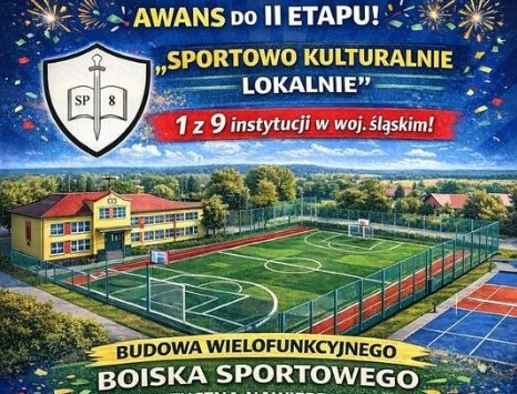 Orzesze w II etapie ogólnopolskiego konkursu. Wielofunkcyjne boisko przy SP 8 ma szansę na dofinansowanie