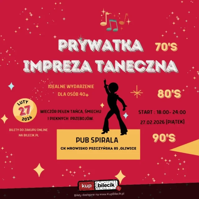 Dancing Prywatka - Impreza taneczna dla osób 40+