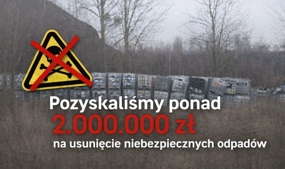 Piekary Śląskie pozyskały 2 mln zł na usunięcie niebezpiecznych odpadów