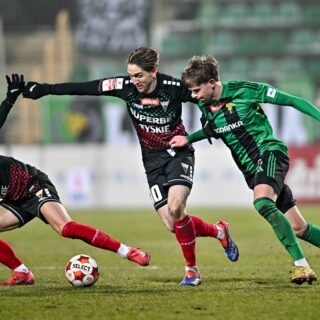 GKS Tychy bez punktów w Łęcznej. Decydował rzut rożny
